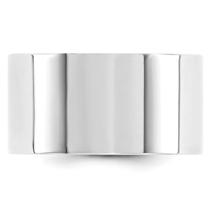 Goldia Rings Solid 14K White Gold 12mm Standard Flat Comfort Fit MensWomens Wedding Band Ring Size 45 Goldia Rings Solid 14K White Gold 12mm Standard Flat Comfort Fit MensWomens Wedding Band Ring Size 45