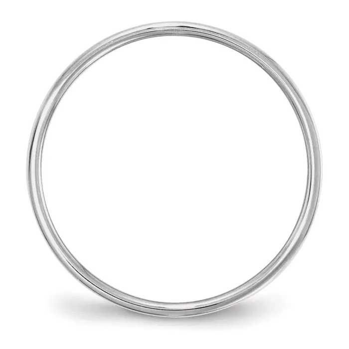 Goldia Rings Solid 14K White Gold 5mm Light Weight Flat MensWomens Wedding Band Ring Size 7 Goldia Rings Solid 14K White Gold 5mm Light Weight Flat MensWomens Wedding Band Ring Size 7