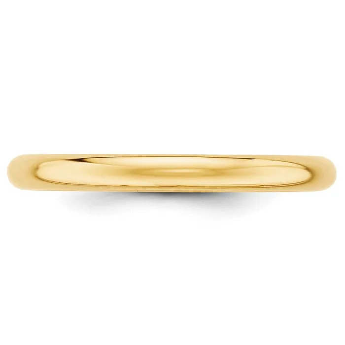 Goldia Rings Solid 14K Yellow Gold 25mm Half Round MensWomens Wedding Band Ring Size 55 Goldia Rings Solid 14K Yellow Gold 25mm Half Round MensWomens Wedding Band Ring Size 55
