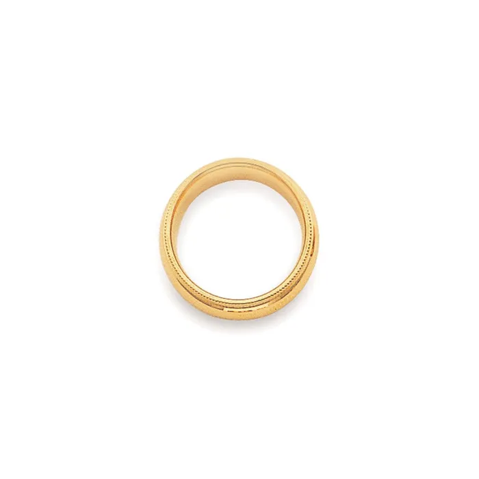Goldia Rings Solid 14K Yellow Gold 4mm Milgrain Comfort Fit MensWomens Wedding Band Ring Size 125 Goldia Rings Solid 14K Yellow Gold 4mm Milgrain Comfort Fit MensWomens Wedding Band Ring Size 125