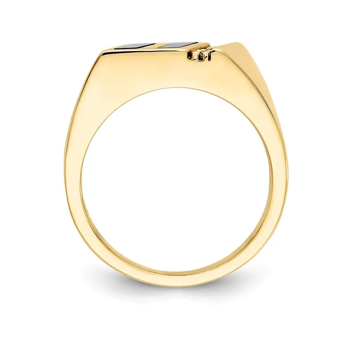 Goldia Rings Solid 14k Yellow Gold AA Dia Ring