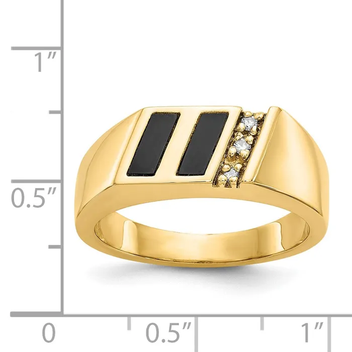 Goldia Rings Solid 14k Yellow Gold AA Dia Ring
