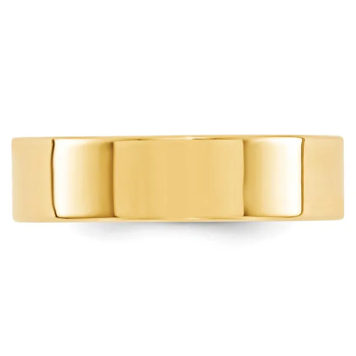 Goldia Rings Solid 18K Yellow Gold 6mm Standard Flat Comfort Fit MensWomens Wedding Band Ring Size 135 Goldia Rings Solid 18K Yellow Gold 6mm Standard Flat Comfort Fit MensWomens Wedding Band Ring Size 135