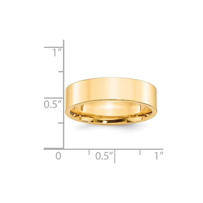 Goldia Rings Solid 18K Yellow Gold 6mm Standard Flat Comfort Fit MensWomens Wedding Band Ring Size 135 Goldia Rings Solid 18K Yellow Gold 6mm Standard Flat Comfort Fit MensWomens Wedding Band Ring Size 135