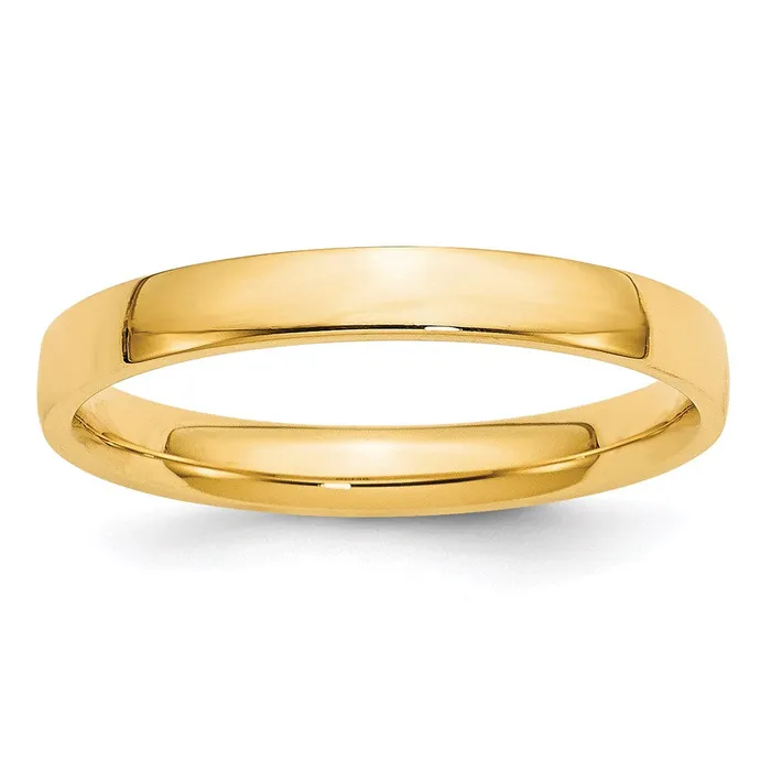 Goldia Solid 14K Yellow Gold 3mm Light Weight Comfort Fit MensWomens Wedding Band Ring Size 75 Rings Goldia Solid 14K Yellow Gold 3mm Light Weight Comfort Fit MensWomens Wedding Band Ring Size 75 Rings