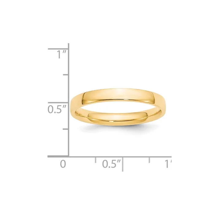 Goldia Solid 14K Yellow Gold 3mm Light Weight Comfort Fit MensWomens Wedding Band Ring Size 75 Rings Goldia Solid 14K Yellow Gold 3mm Light Weight Comfort Fit MensWomens Wedding Band Ring Size 75 Rings