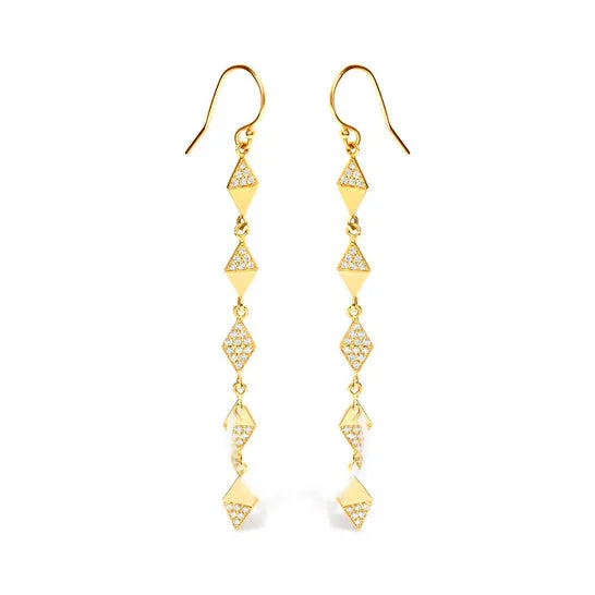 JMS always Earrings Original Haus of Brilliance 14K Yellow Gold 13 Cttw Diamond Studded Kite Drop and Dangle Earrings HI Color SI2I1 Clarity JMS always Earrings Original Haus of Brilliance 14K Yellow Gold 13 Cttw Diamond Studded Kite Drop and Dangle Earrings HI Color SI2I1 Clarity