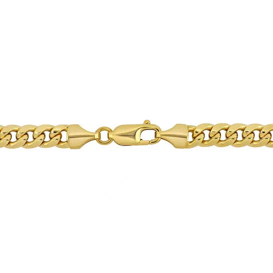 JMS always Necklaces Original AMOUR 615mm Miami Cuban Link Chain Necklace In 10K Yellow Gold 16 In