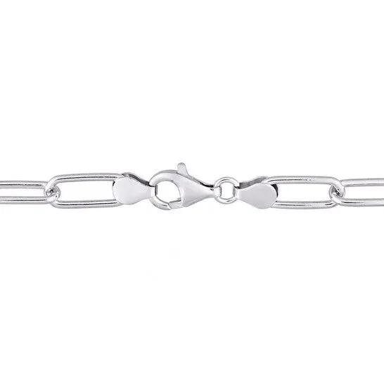 JMS always Necklaces Original AMOUR 6mm Paperclip Chain Necklace In Sterling Silver 18 In JMS always Necklaces Original AMOUR 6mm Paperclip Chain Necklace In Sterling Silver 18 In