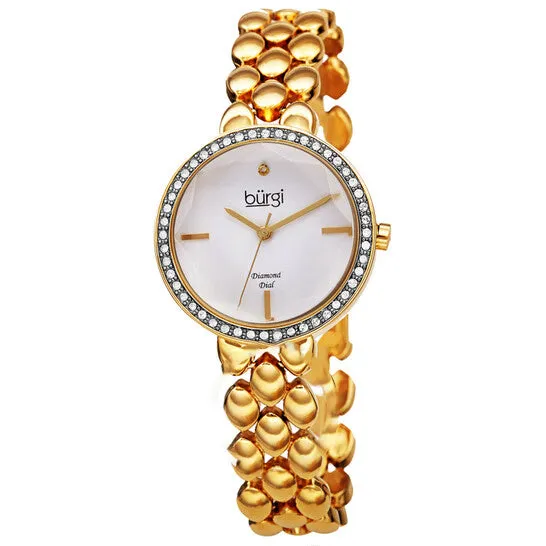 JMS always Original Burgi Quartz Diamond White Dial Ladies Watch BUR242YG Watches JMS always Original Burgi Quartz Diamond White Dial Ladies Watch BUR242YG Watches