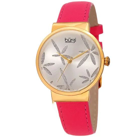 JMS always Original Burgi Sparkling Flower Quartz Silver Dial Ladies Watch BUR191PK Watches JMS always Original Burgi Sparkling Flower Quartz Silver Dial Ladies Watch BUR191PK Watches
