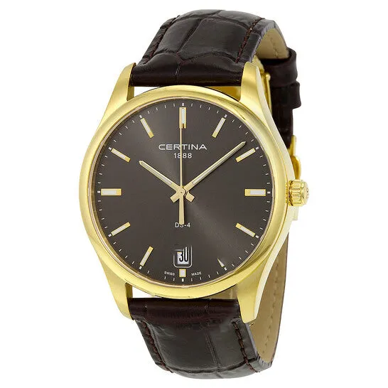 JMS always Original Certina DS4 Quartz Grey Dial Brown Leather Mens Watch C0226103608100 Watches JMS always Original Certina DS4 Quartz Grey Dial Brown Leather Mens Watch C0226103608100 Watches