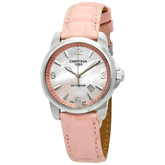 JMS always Original Certina DS Podium Pink Mother of Pearl Dial Ladies Watch C0012101615700 Watches JMS always Original Certina DS Podium Pink Mother of Pearl Dial Ladies Watch C0012101615700 Watches