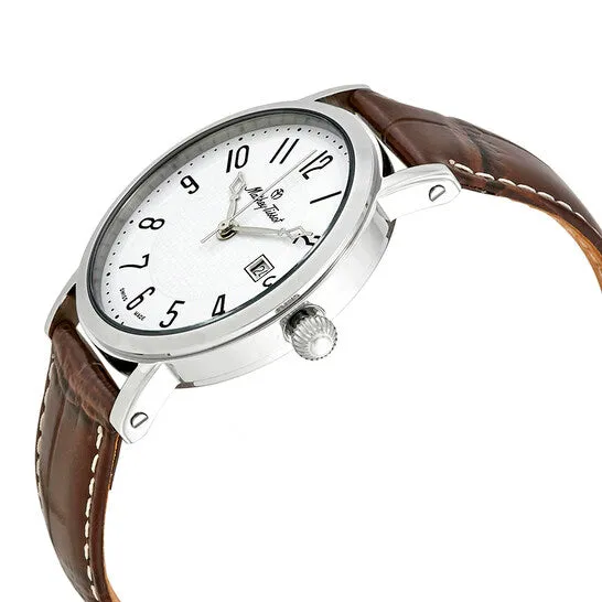 JMS always Original MatheyTissot City White Dial Brown Leather Mens Watch H611251AG Watches JMS always Original MatheyTissot City White Dial Brown Leather Mens Watch H611251AG Watches
