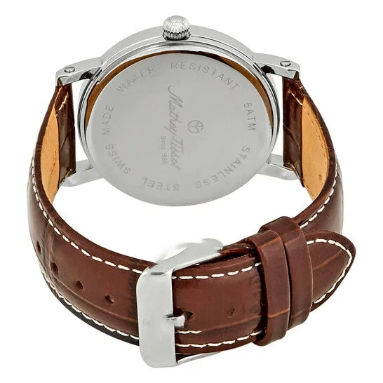 JMS always Original MatheyTissot City White Dial Brown Leather Mens Watch H611251AG Watches JMS always Original MatheyTissot City White Dial Brown Leather Mens Watch H611251AG Watches