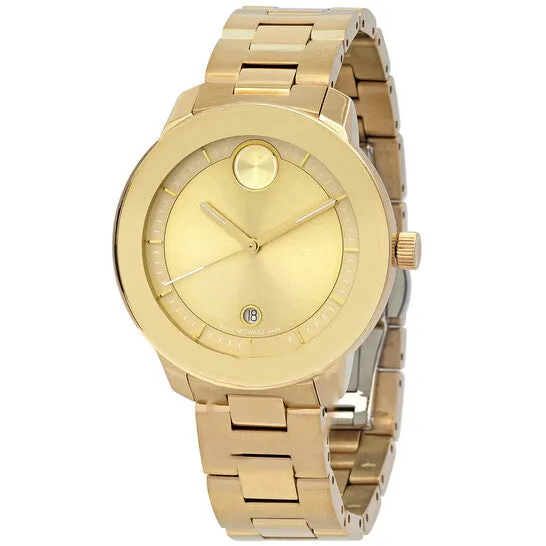 JMS always Original Movado Bold Verso Quartz Gold Dial Ladies Watch 3600871 Watches JMS always Original Movado Bold Verso Quartz Gold Dial Ladies Watch 3600871 Watches