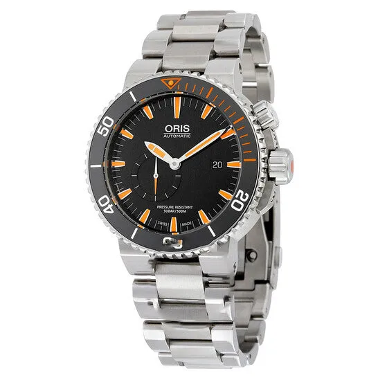JMS always Original Oris Aquis Carlos Coste Automatic Black Dial Watch 74377097184SET Watches JMS always Original Oris Aquis Carlos Coste Automatic Black Dial Watch 74377097184SET Watches