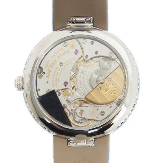 JMS always Original Patek Philippe Calatrava Automatic Mother of Pearl and Blue Sapphire Ladies Watch 4899901G001 Watches JMS always Original Patek Philippe Calatrava Automatic Mother of Pearl and Blue Sapphire Ladies Watch 4899901G001 Watches