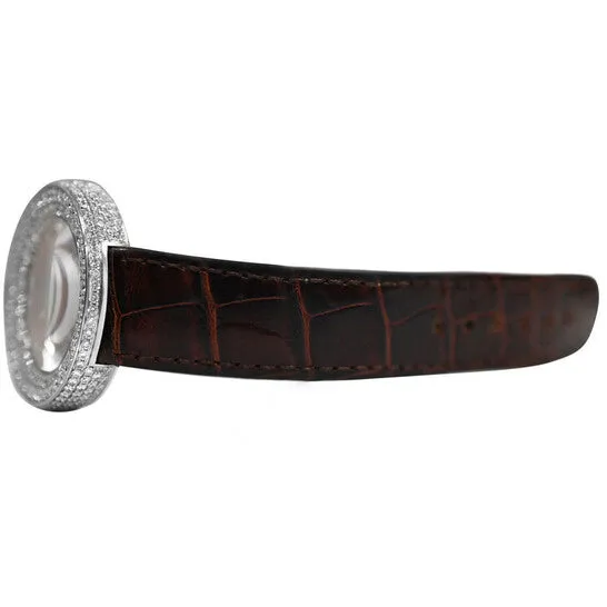 JMS always Original Preowned Corum Full Moon Quartz Diamond Brown Dial Ladies Watch 2484069 Watches JMS always Original Preowned Corum Full Moon Quartz Diamond Brown Dial Ladies Watch 2484069 Watches
