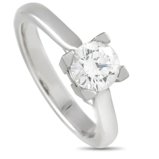 JMS always Original PreOwned Harry Winston Platinum 071 ct Diamond Solitaire Engagement Ring Rings JMS always Original PreOwned Harry Winston Platinum 071 ct Diamond Solitaire Engagement Ring Rings