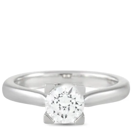 JMS always Original PreOwned Harry Winston Platinum 071 ct Diamond Solitaire Engagement Ring Rings JMS always Original PreOwned Harry Winston Platinum 071 ct Diamond Solitaire Engagement Ring Rings