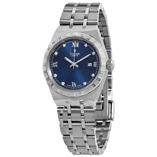 JMS always Original Tudor Royal Automatic Diamond Blue Dial Watch M283000007 Watches JMS always Original Tudor Royal Automatic Diamond Blue Dial Watch M283000007 Watches