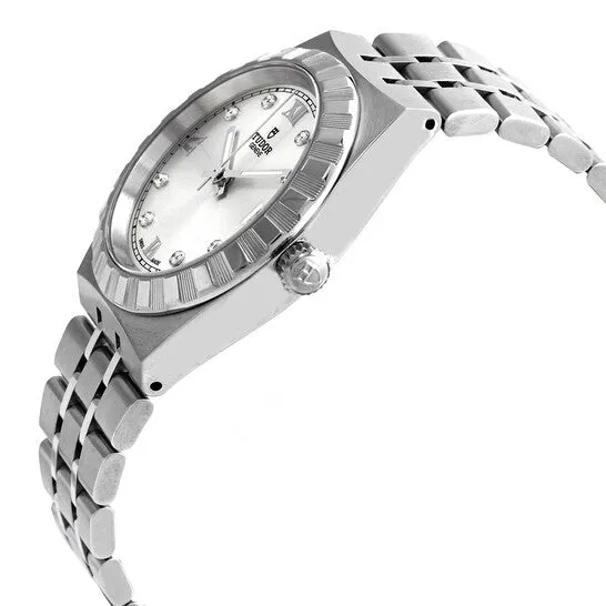 JMS always Original Tudor Royal Automatic Diamond Silver Dial 34 mm Watch M284000002 Watches JMS always Original Tudor Royal Automatic Diamond Silver Dial 34 mm Watch M284000002 Watches