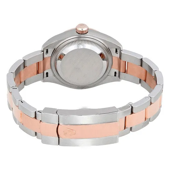 JMS always PreStyled Sets Original Rolex Datejust Black Dial Diamond Steel and 18K Everose Gold Ladies Watch 179171BKDO JMS always PreStyled Sets Original Rolex Datejust Black Dial Diamond Steel and 18K Everose Gold Ladies Watch 179171BKDO