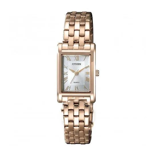 JMS always Rings Original Citizen Quartz Silver Dial Ladies Rose Goldtone Watch EJ612356A JMS always Rings Original Citizen Quartz Silver Dial Ladies Rose Goldtone Watch EJ612356A