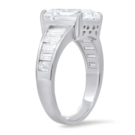 JMS always Rings Original Kylie Harper Sterling Silver Emeraldcut Cubic Zirconia CZ Statement Ring JMS always Rings Original Kylie Harper Sterling Silver Emeraldcut Cubic Zirconia CZ Statement Ring