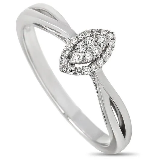 JMS always Rings Original LB Exclusive 14K White Gold 010 ct Diamond Ring JMS always Rings Original LB Exclusive 14K White Gold 010 ct Diamond Ring
