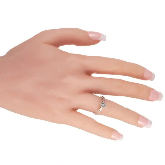 JMS always Rings Original LB Exclusive 14K White Gold 010 ct Diamond Ring JMS always Rings Original LB Exclusive 14K White Gold 010 ct Diamond Ring