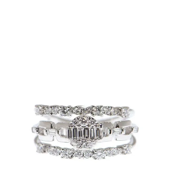 JMS always Rings Original New J Collection Fine Jewellery Ring W Diamond26 Rddi 050 Ct8 Bagdibag 018 Ct18kw 475 Gm 18kt White Gold Silver JMS always Rings Original New J Collection Fine Jewellery Ring W Diamond26 Rddi 050 Ct8 Bagdibag 018 Ct18kw 475 Gm 18kt White Gold Silver