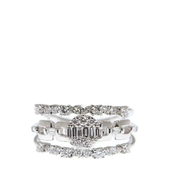 JMS always Rings Original New J Collection Fine Jewellery Ring W Diamond26 Rddi 050 Ct8 Bagdibag 018 Ct18kw 475 Gm 18kt White Gold Silver JMS always Rings Original New J Collection Fine Jewellery Ring W Diamond26 Rddi 050 Ct8 Bagdibag 018 Ct18kw 475 Gm 18kt White Gold Silver