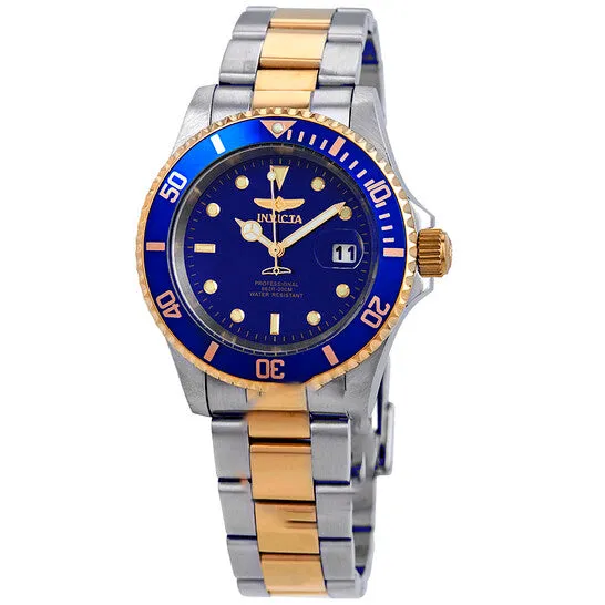 JMS always Rings Original Open Box Invicta Pro Diver Blue Dial 40 mm Twotone Mens Watch 26972 JMS always Rings Original Open Box Invicta Pro Diver Blue Dial 40 mm Twotone Mens Watch 26972