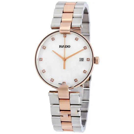 JMS always Rings Original Rado Coupole White Mother of Pearl Dial Twotone Ladies Watch R22853924 JMS always Rings Original Rado Coupole White Mother of Pearl Dial Twotone Ladies Watch R22853924
