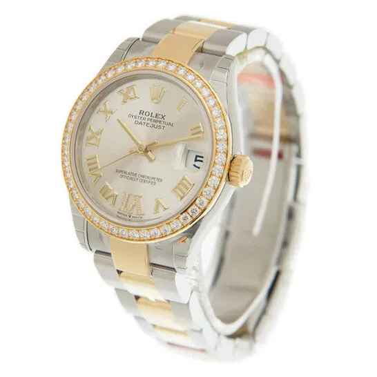 JMS always Rings Original Rolex Datejust Lady 31 Diamond Silvertone Dial Ladies Watch 278383 GRDO JMS always Rings Original Rolex Datejust Lady 31 Diamond Silvertone Dial Ladies Watch 278383 GRDO