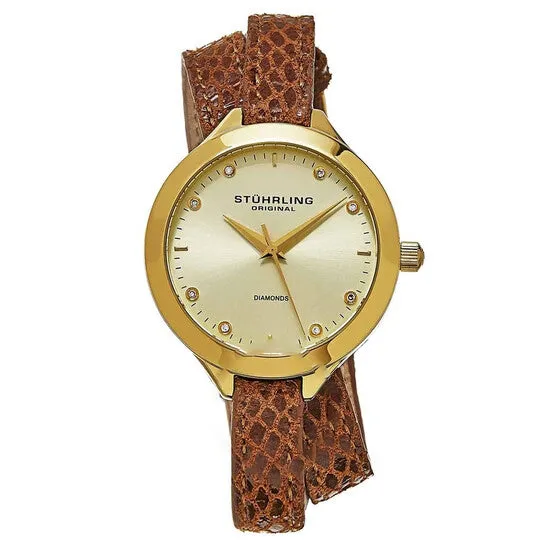 JMS always Rings Original Stuhrling Original Vogue Goldtone Dial Ladies Watch M15356 JMS always Rings Original Stuhrling Original Vogue Goldtone Dial Ladies Watch M15356