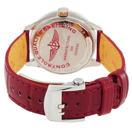 JMS always Watches Original Breitling Navitimer Automatic Chronometer Diamond White Mother of Pearl Dial Ladies Watch A17395211A1P6 JMS always Watches Original Breitling Navitimer Automatic Chronometer Diamond White Mother of Pearl Dial Ladies Watch A17395211A1P6