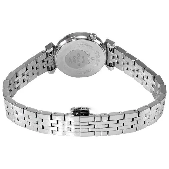 JMS always Watches Original Bulova Regatta Diamond Black Mother of Pearl Dial Ladies Watch 96P221 JMS always Watches Original Bulova Regatta Diamond Black Mother of Pearl Dial Ladies Watch 96P221