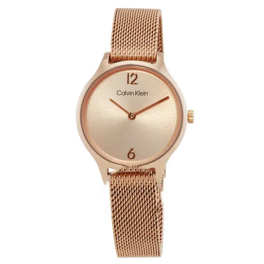 JMS always Watches Original Calvin Klein Timeless Quartz Rose Gold Dial Ladies Watch 25200059 JMS always Watches Original Calvin Klein Timeless Quartz Rose Gold Dial Ladies Watch 25200059