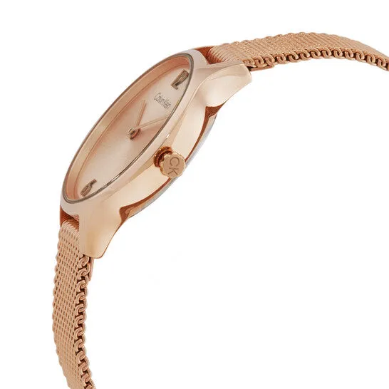 JMS always Watches Original Calvin Klein Timeless Quartz Rose Gold Dial Ladies Watch 25200059 JMS always Watches Original Calvin Klein Timeless Quartz Rose Gold Dial Ladies Watch 25200059