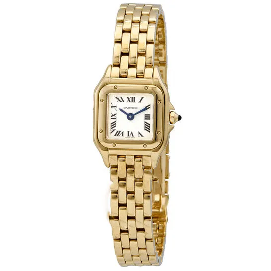 JMS always Watches Original Cartier Panthere Mini Silver Dial 18kt Yellow Gold Ladies Watch WGPN0016 JMS always Watches Original Cartier Panthere Mini Silver Dial 18kt Yellow Gold Ladies Watch WGPN0016