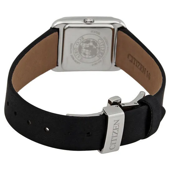 JMS always Watches Original Citizen EcoDrive Blue Mother of Pearl Black Leather Ladies Watch EW555016N JMS always Watches Original Citizen EcoDrive Blue Mother of Pearl Black Leather Ladies Watch EW555016N