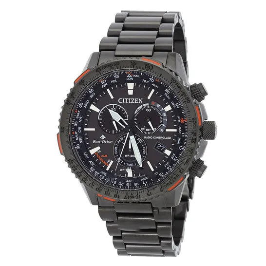 JMS always Watches Original Citizen Quartz Black Dial Watch CB500751H