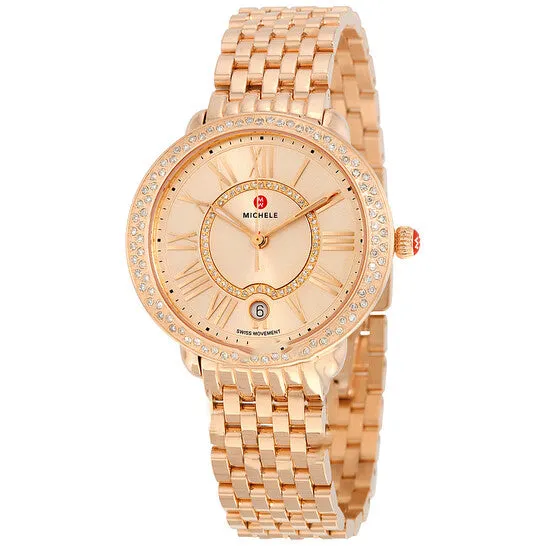 JMS always Watches Original Michele Serein Rose Diamond Dial Ladies Watch MWW21B000078 JMS always Watches Original Michele Serein Rose Diamond Dial Ladies Watch MWW21B000078