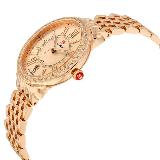 JMS always Watches Original Michele Serein Rose Diamond Dial Ladies Watch MWW21B000078 JMS always Watches Original Michele Serein Rose Diamond Dial Ladies Watch MWW21B000078