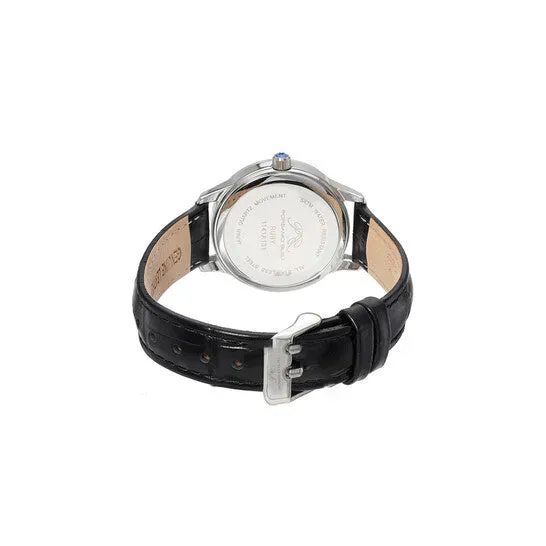 JMS always Watches Original Porsamo Bleu Ruby Quartz Silver Dial Ladies Watch 1141ARUL JMS always Watches Original Porsamo Bleu Ruby Quartz Silver Dial Ladies Watch 1141ARUL