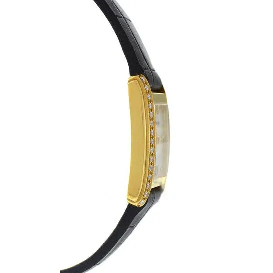 JMS always Watches Original Preowned Tourneau Super Oro Quadro Quartz Diamond Ladies Watch 1245625020600 JMS always Watches Original Preowned Tourneau Super Oro Quadro Quartz Diamond Ladies Watch 1245625020600