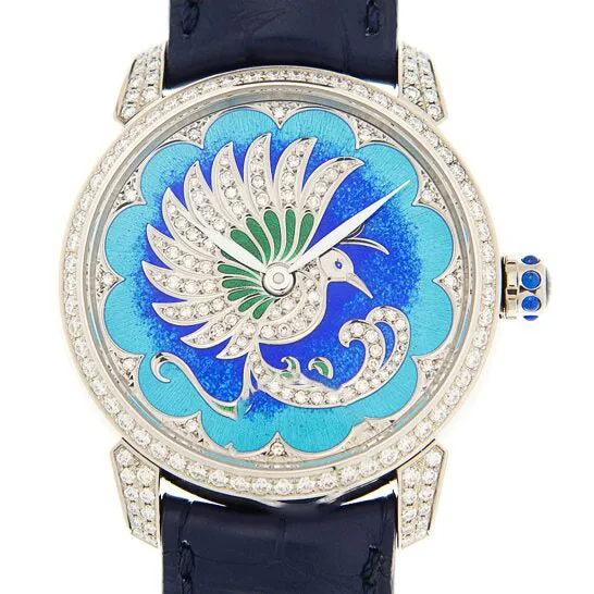JMS always Watches Original Ulysse Nardin Classico Lady Automatic Diamond Blue Dial Ladies Watch 8150112PB JMS always Watches Original Ulysse Nardin Classico Lady Automatic Diamond Blue Dial Ladies Watch 8150112PB